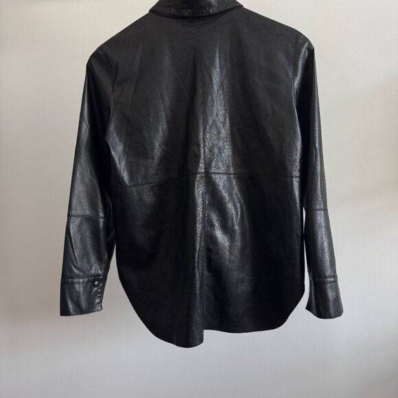 Pre-owned Nanushka vegan-leather long-sleeve shirt - size S - Picture 7 of 9
